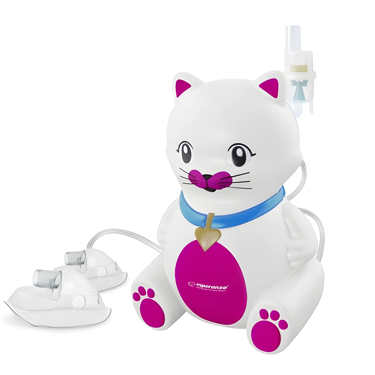 Inhalator kompresorowy Esperanza KITTY ECN003 biały