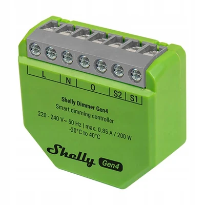 Shelly Dimmer Gen4 - Inteligentny ściemniacz światła