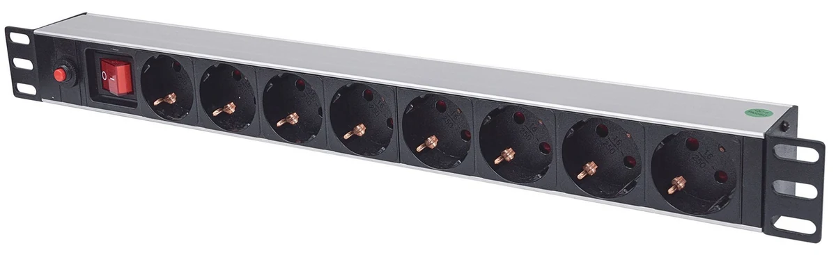Intellinet Listwa Zasilająca Rack 19 x8 1U Schuko 3m