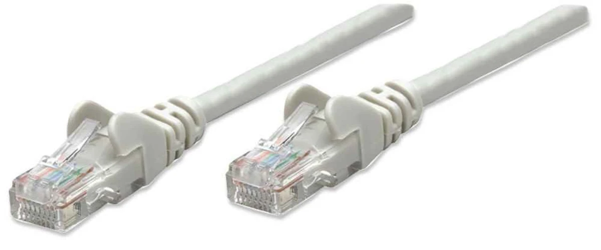 INTELLINET PATCHCORD CAT5E UTP 2M SZARY 100% MIEDZ