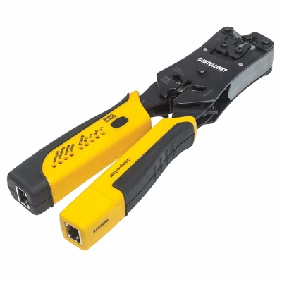 Zaciskarka z testerem INTELLINET do złączy RJ45/RJ11/RJ12/RJ22