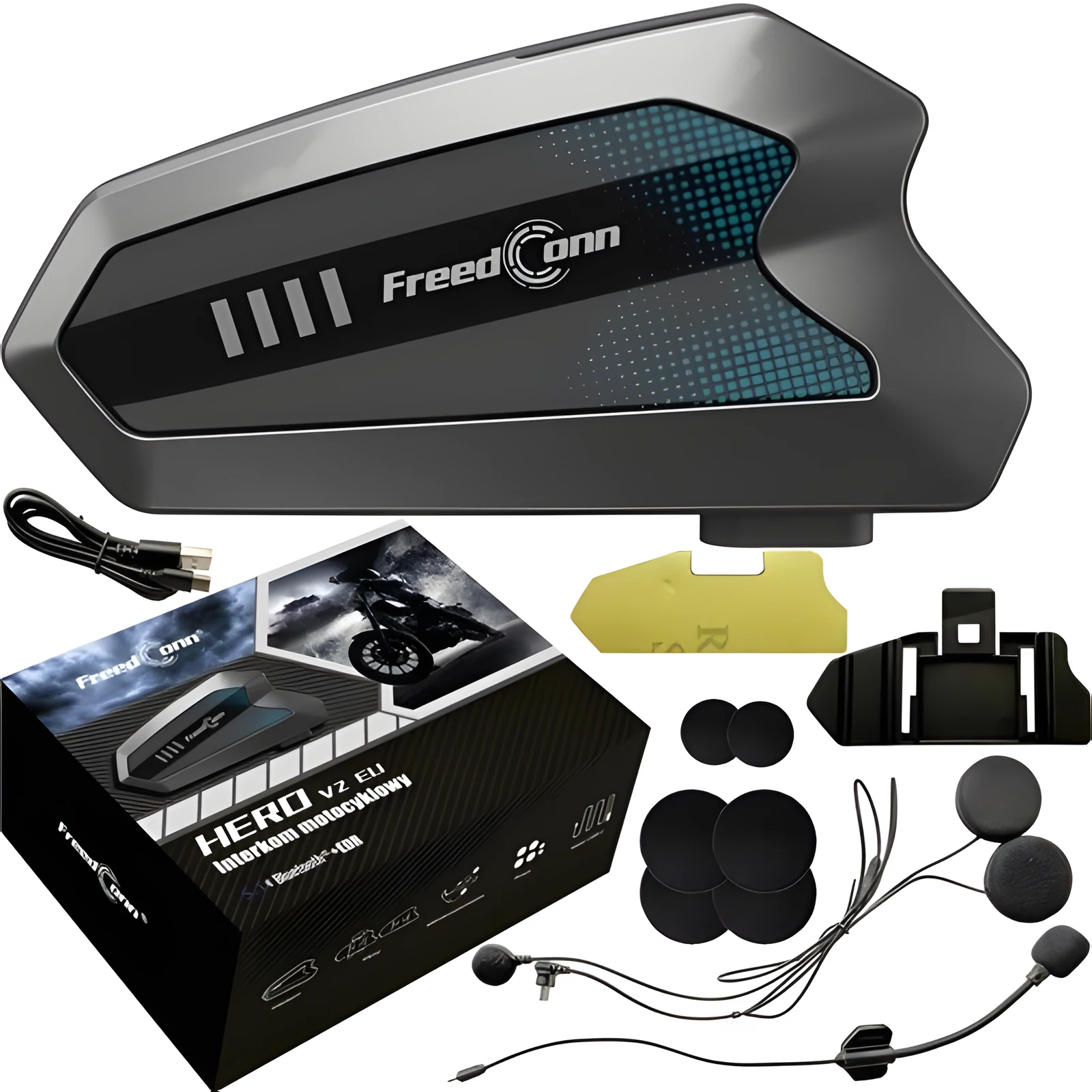 Interkom motocyklowy FreedConn HERO V2 EU — zdjęcie 1 z 8