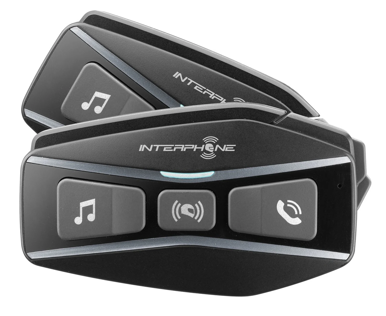 Interkom motocyklowy INTERPHONE U-COM 16, komplet na 2 kaski — zdjęcie 1 z 7