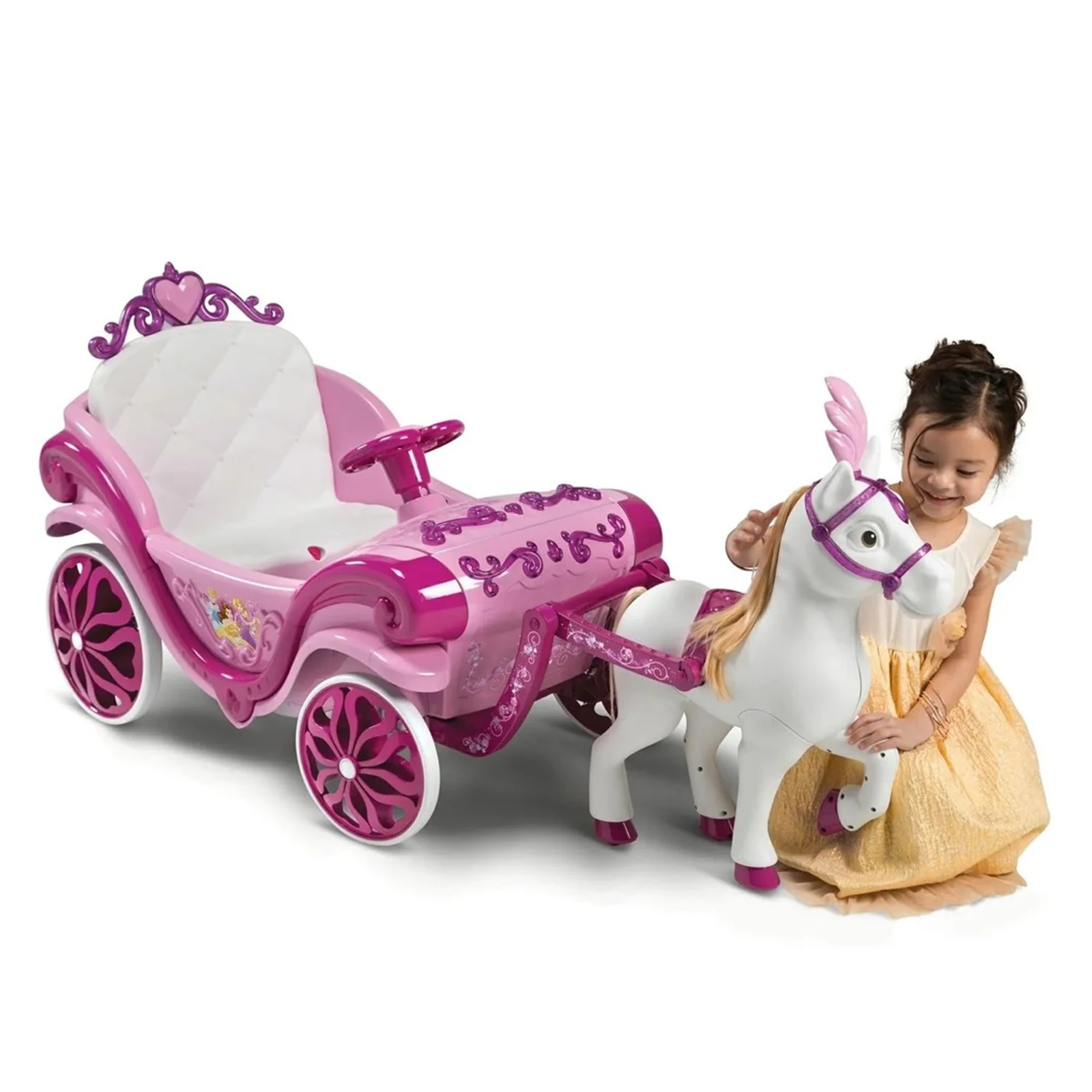 Jeździk elektryczny dziecięcy Huffy Kareta Princess (17335W) — zdjęcie 1 z 4