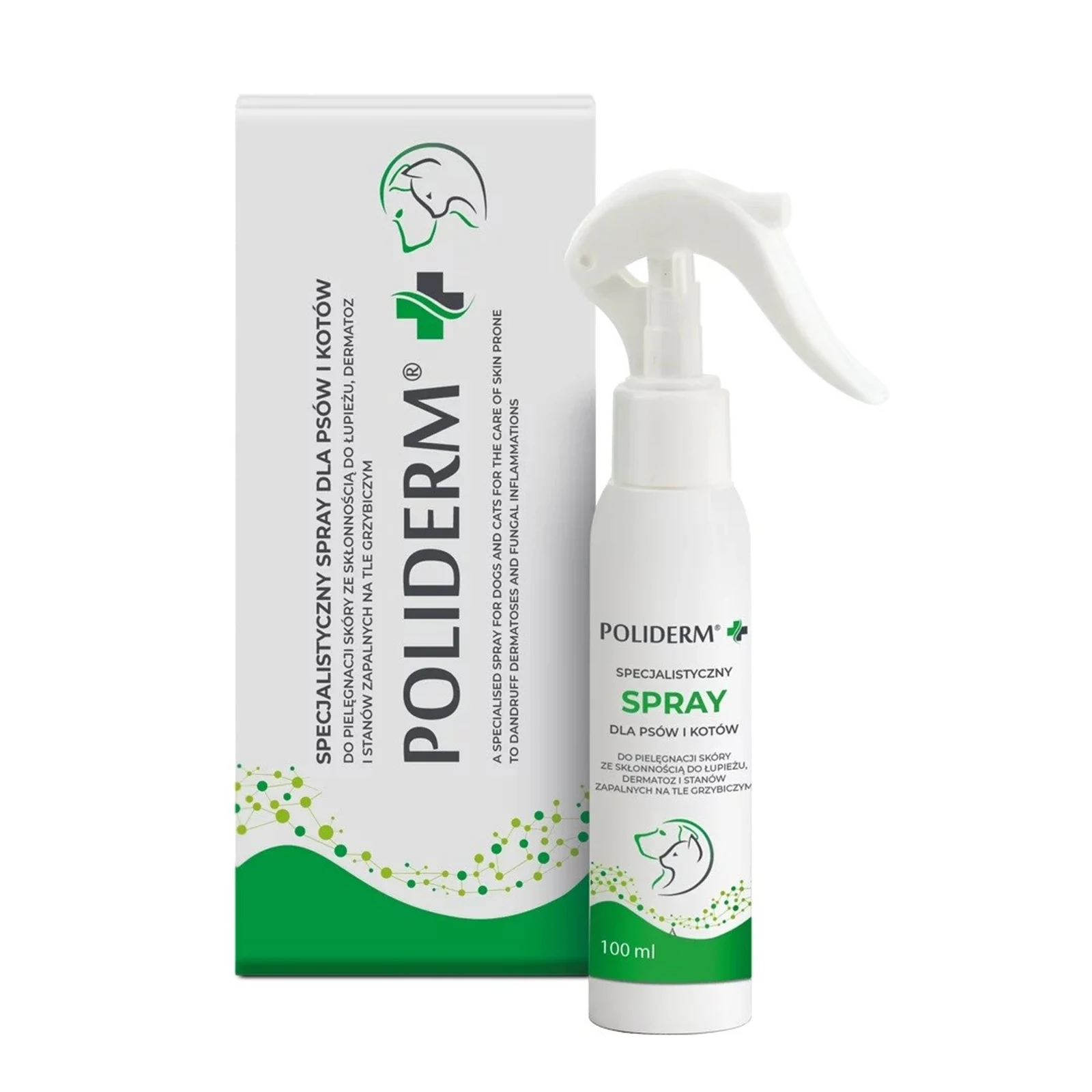 JM SANTE Poliderm Spray 100 ml - Przeciwświądowy