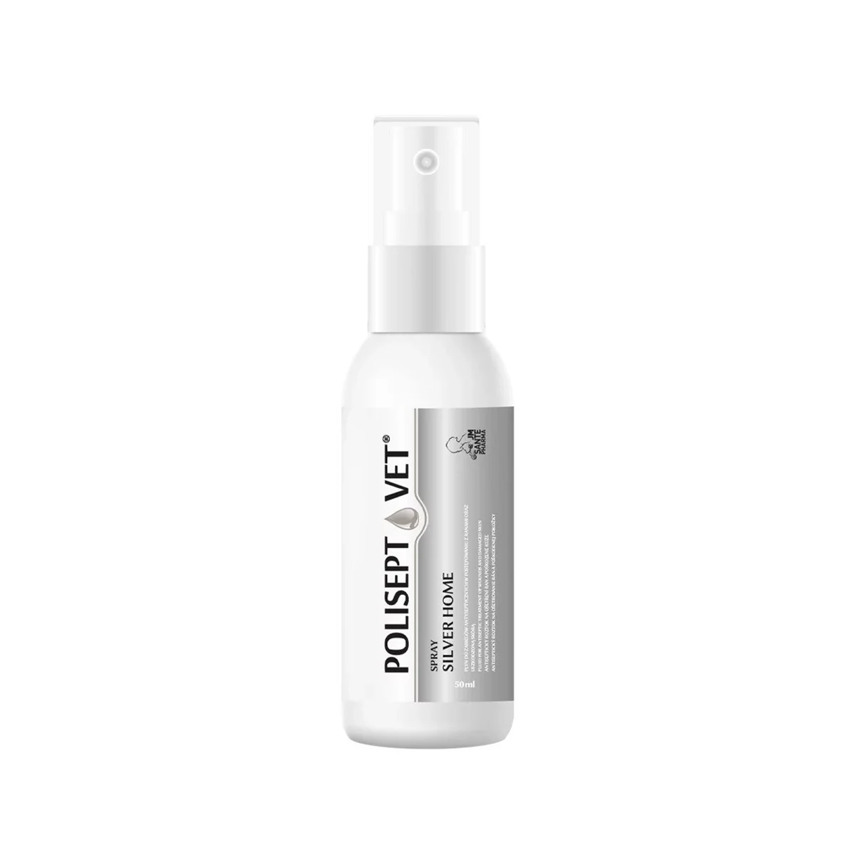 JM SANTE Polisept Vet Spray Pro Silver 50ml - Antybakteryjny spray weterynaryjny z jonami srebra