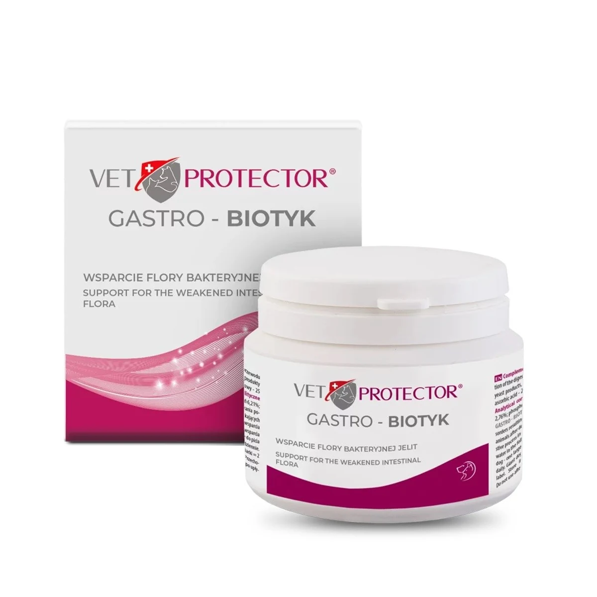 JM Sante Vet Protector Gastro 60g - Preparat na biegunkę i wzdęcia dla zwierząt