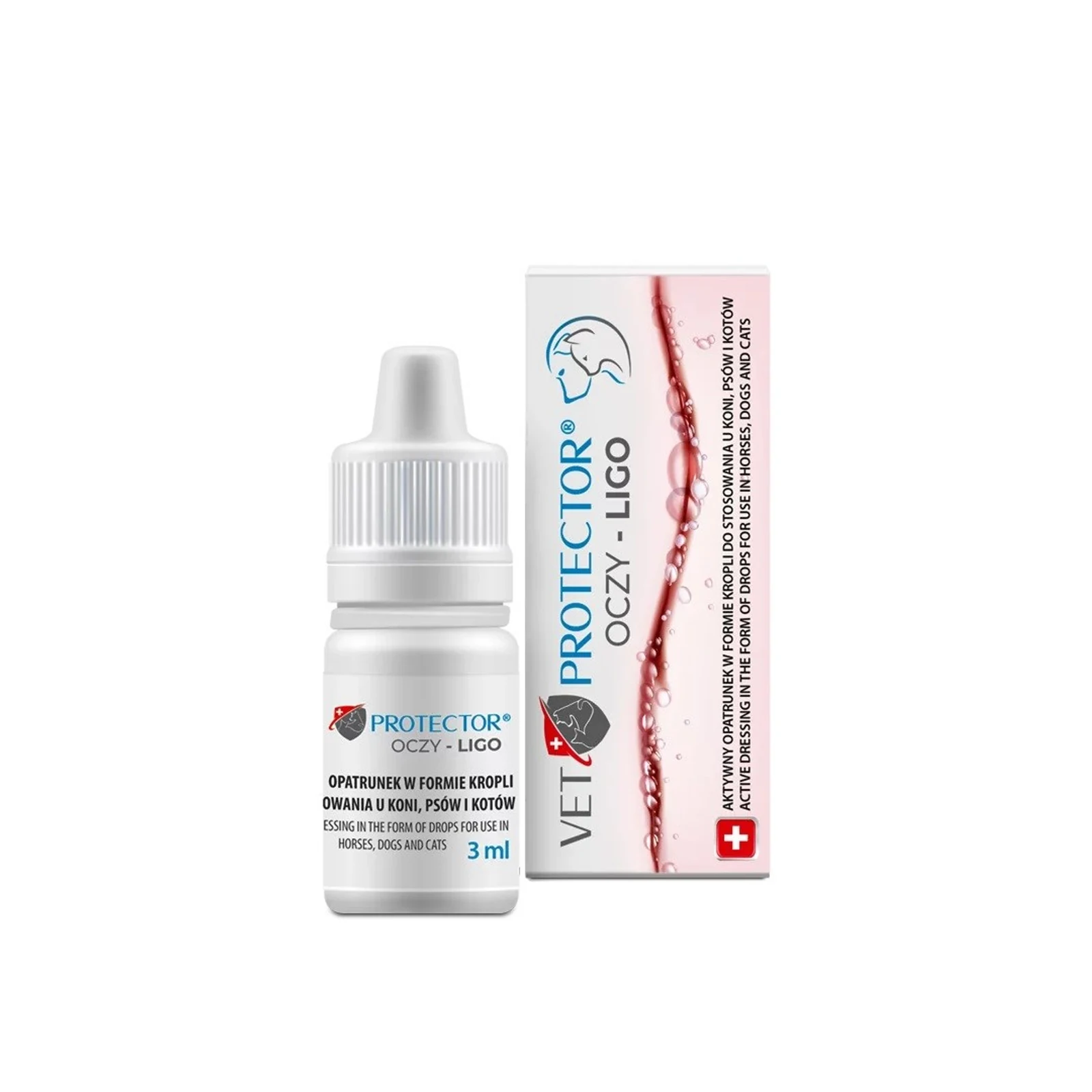 Krople do oczu dla zwierząt JM SANTE VET Protector Oczy 3ml — zdjęcie 1 z 3