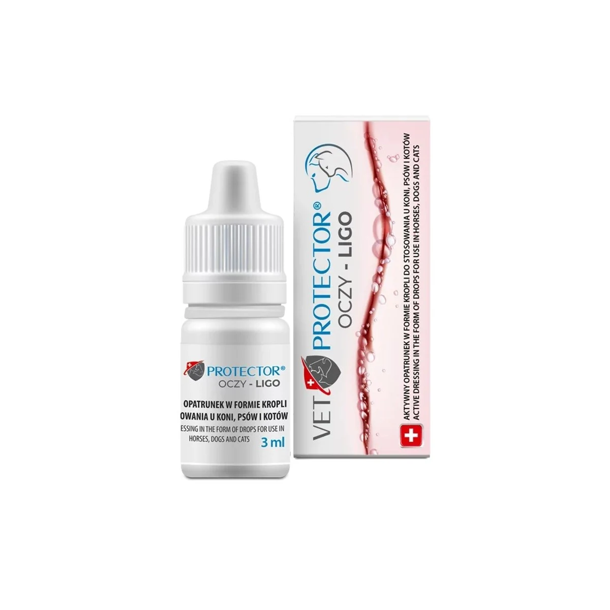 JM SANTE VET PROTECTOR OCZY LIGO 3ml Płyn do oczu