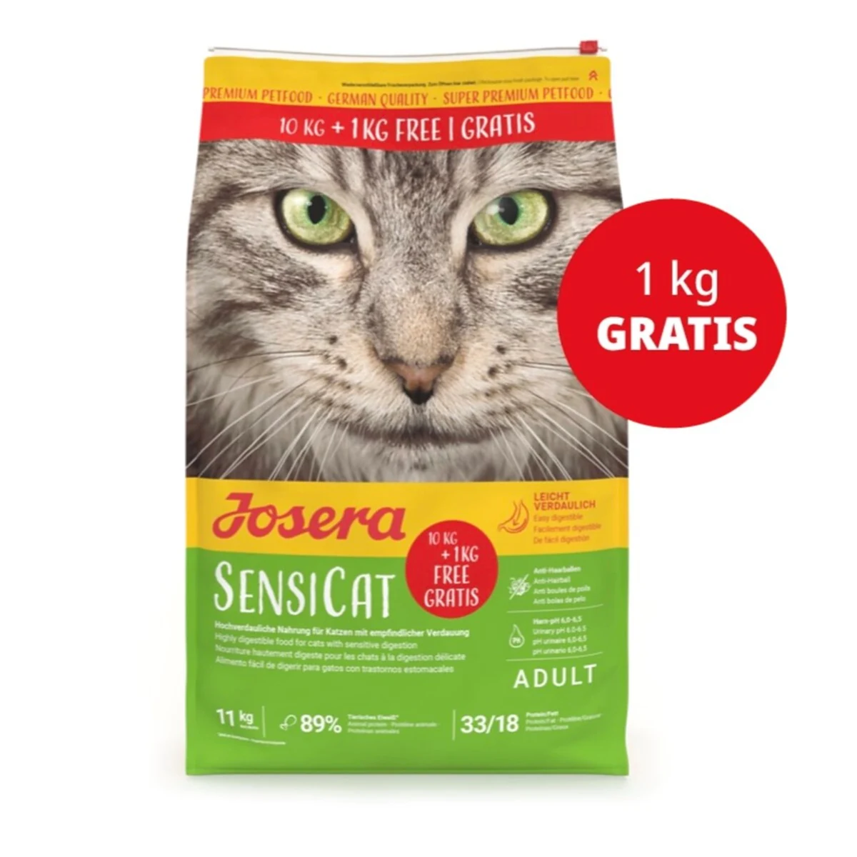 Josera Sensicat 10kg+1kg
