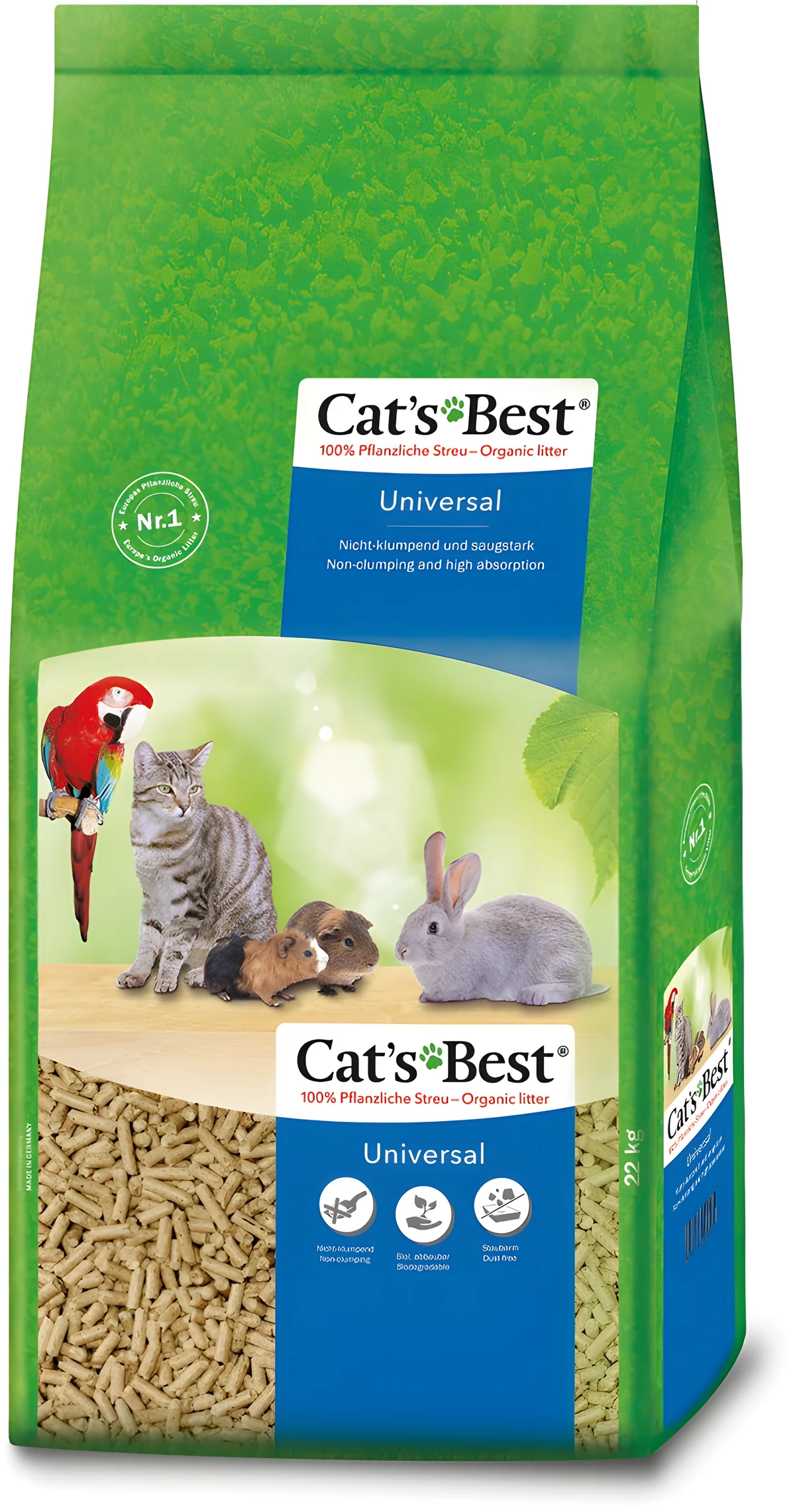 JRS Cats Best Universal - źnierek drewniany pellet - 22kg