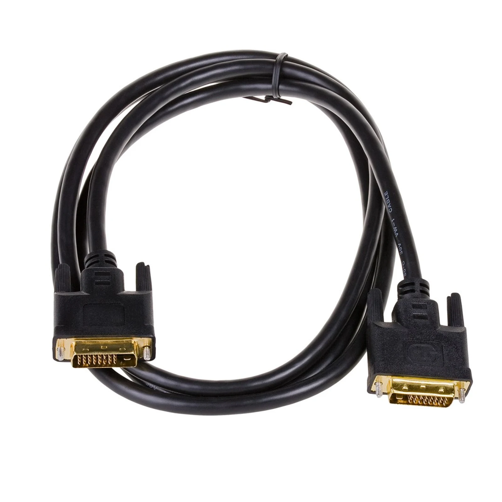Kabel Akyga AK-AV-06 DVI-D M - DVI-D M, 1,8m, czarny — zdjęcie 1 z 3