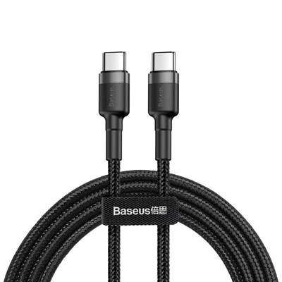 Kabel USB-C Baseus CATKLF-GG1 (1m, szaro-czarny)