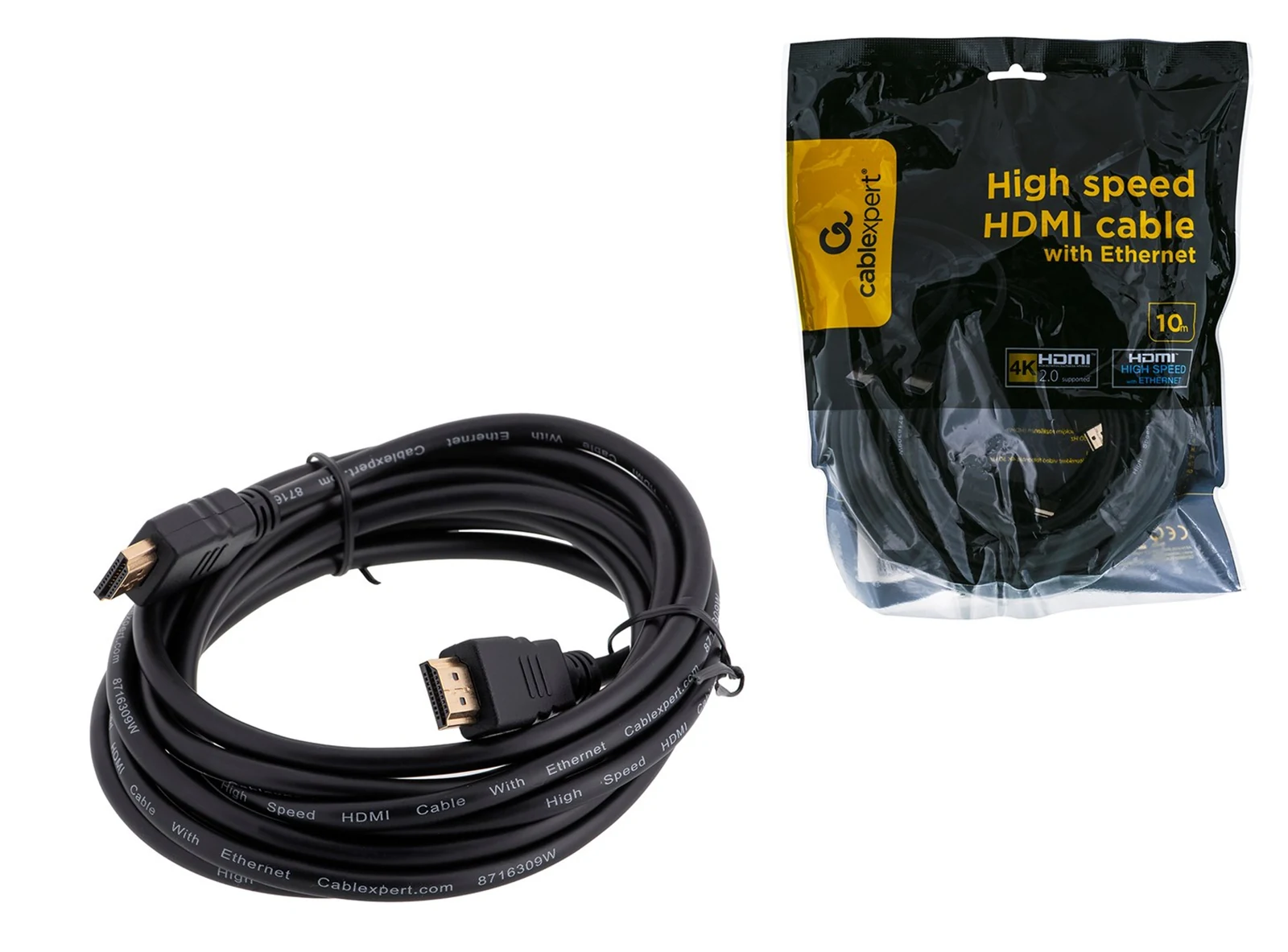 Kabel HDMI Gembird CC-HDMI4-10M, 10m, czarny — zdjęcie 1 z 4