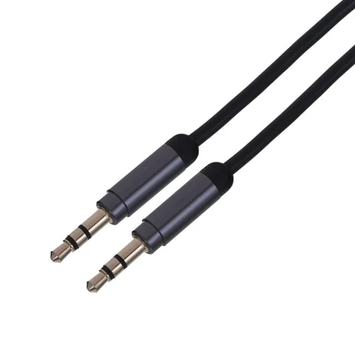 Kabel audio Gembird CCAP-444-1M, 1m, Mini Jack 3.5 mm, czarny