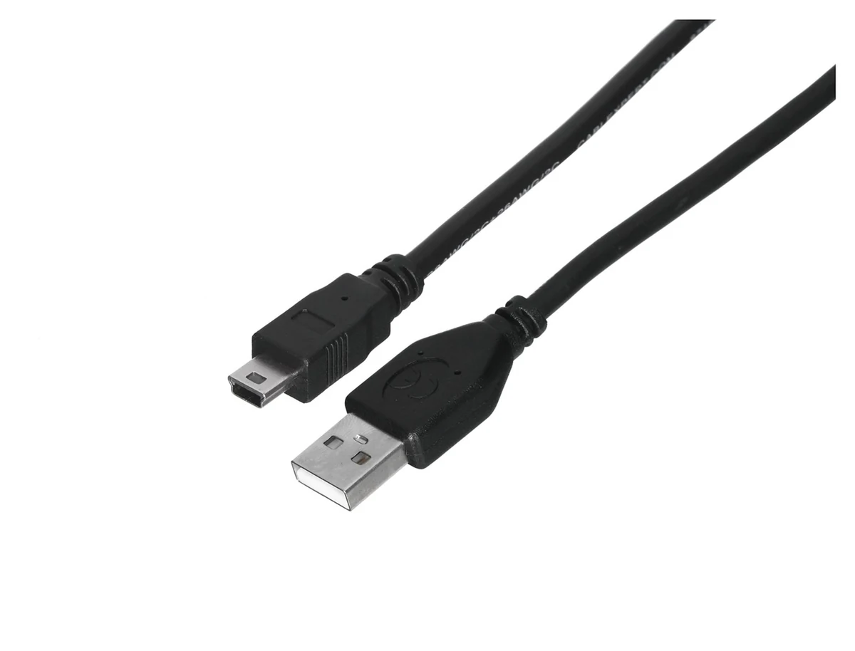 Kabel GEMBIRD CCP-USB2-AM5P-6, 1,8m, czarny