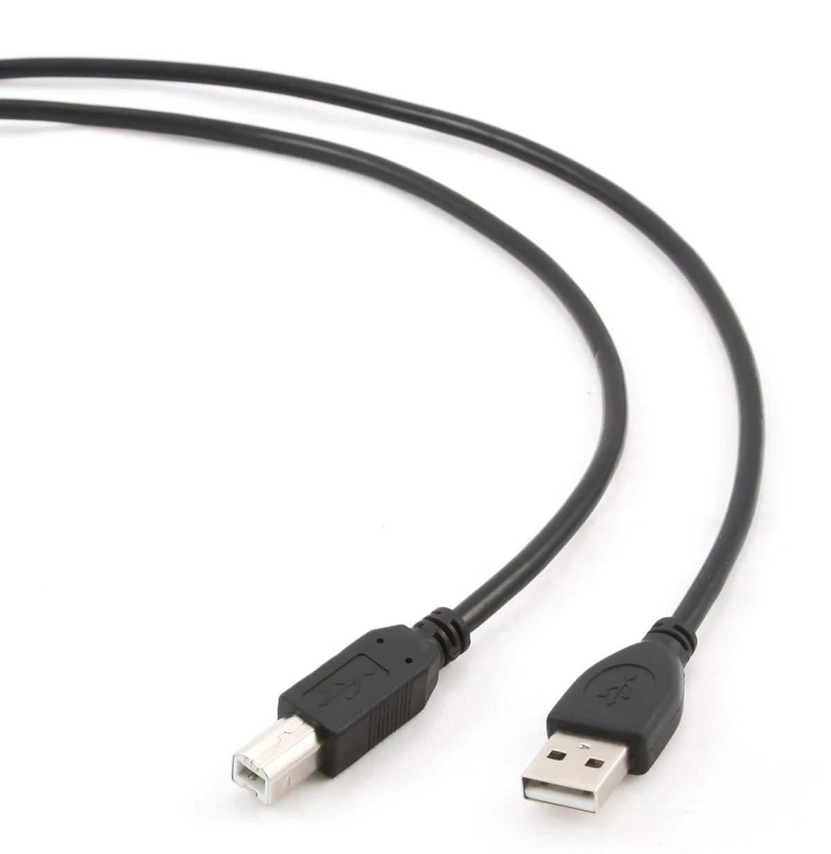 Kabel GEMBIRD CCP-USB2-AMBM-6, 1,8m, USB A-B, Czarny