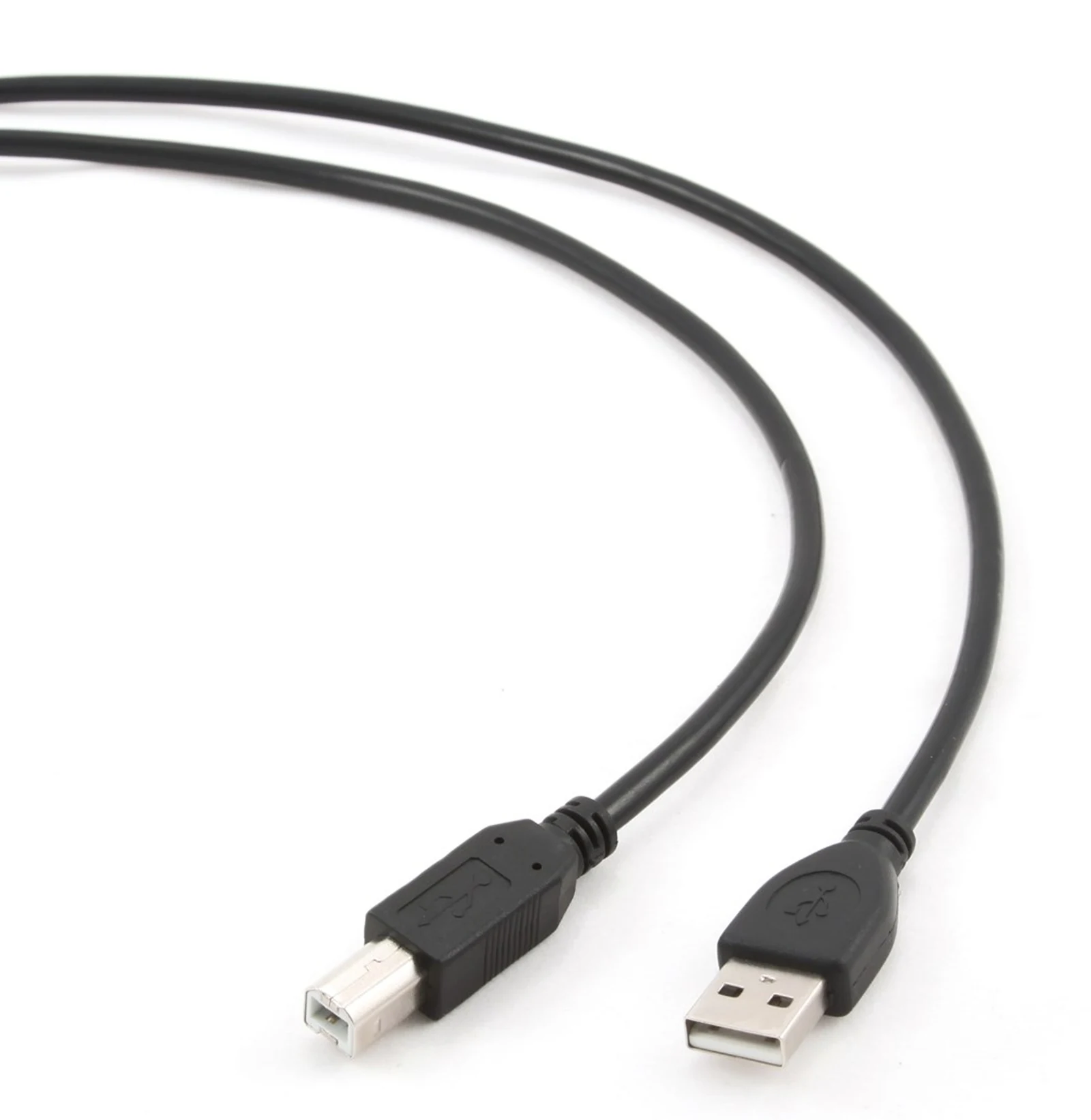 Kabel GEMBIRD CCP-USB2-AMBM-6, 1,8m, USB A-B, Czarny — zdjęcie 1 z 2