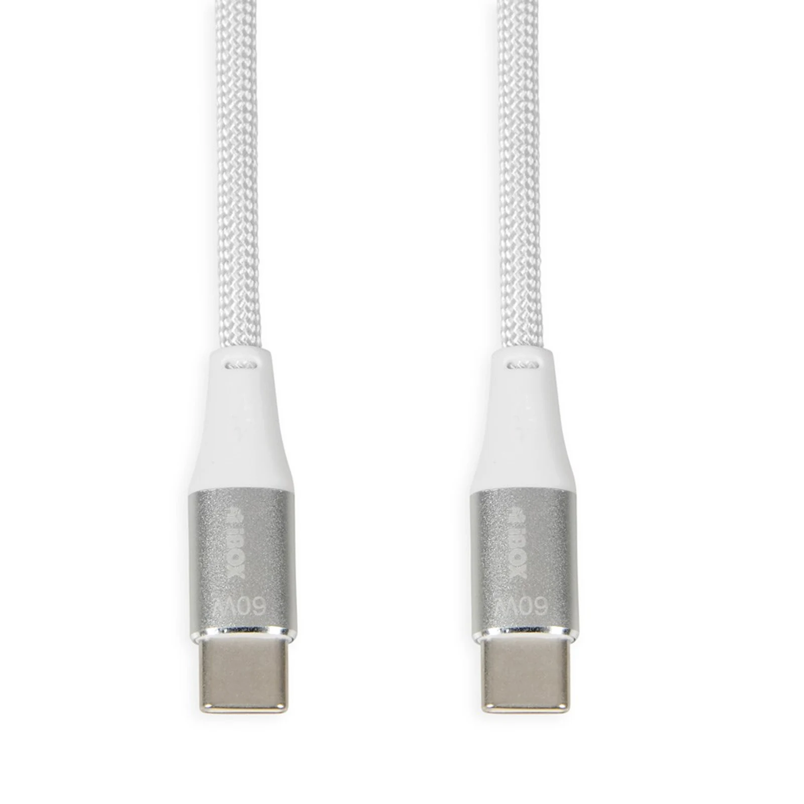 KABEL I-BOX USB TYP-C 60W 1M PD/QC BIAŁY — zdjęcie 1 z 3