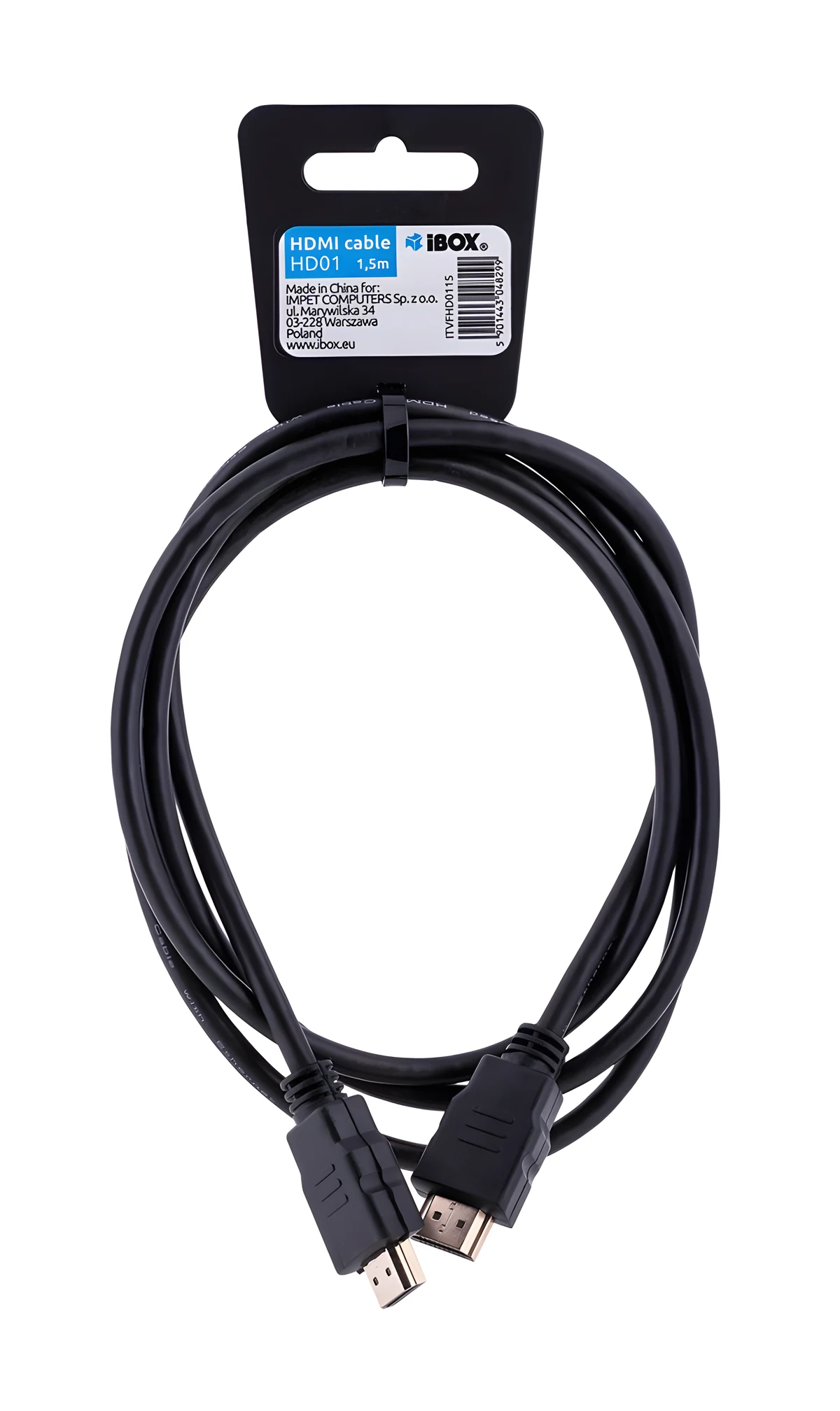 Kabel IBOX FULLHD HD01 1,5M HDMI M - M