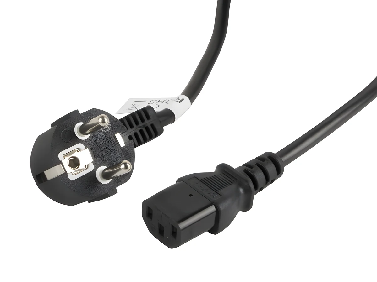 Kabel Lanberg CA-C13C-11CC-0050-BK, 5m, czarny