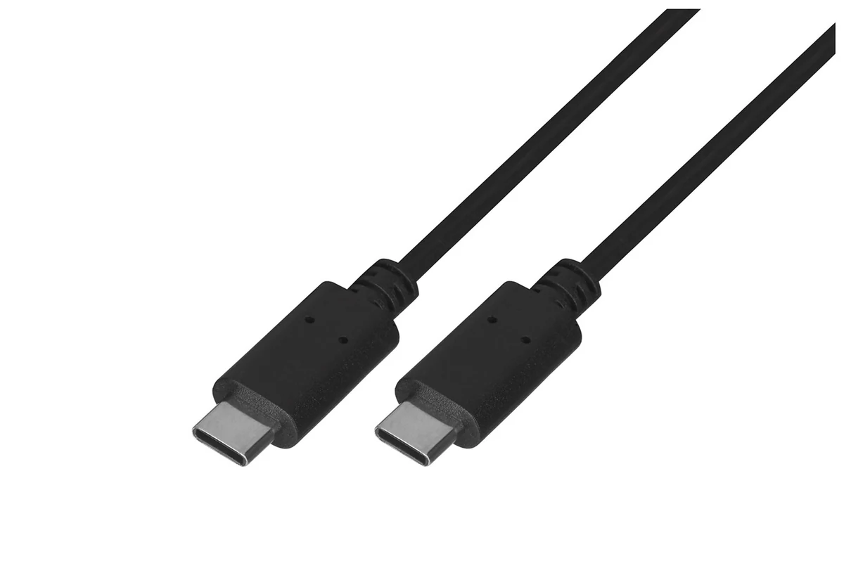 Kabel Lanberg CA-CMCM-10CU-0010-BK USB C - C 1m Czarny