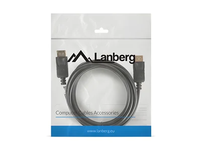 Kabel DisplayPort Lanberg CA-DPDP-10CC-0030-BK 3m czarny