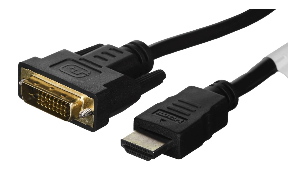 Kabel Lanberg CA-HDDV-20CU-0018-BK HDMI do DVI-D 1,8m