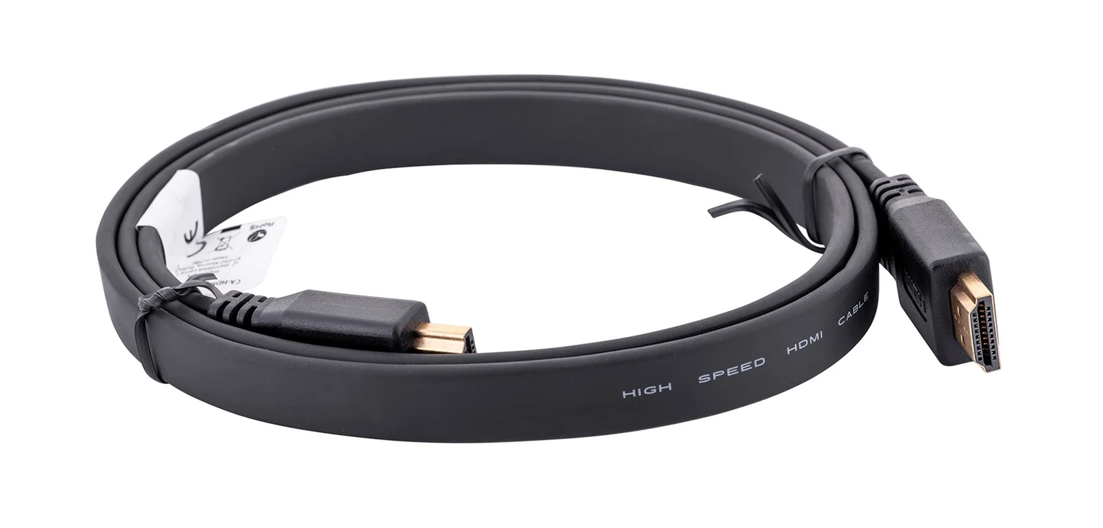 Kabel HDMI Lanberg CA-HDMI-21CU-0010-BK (HDMI męski - HDMI męski, 1m, czarny) — zdjęcie 1 z 6