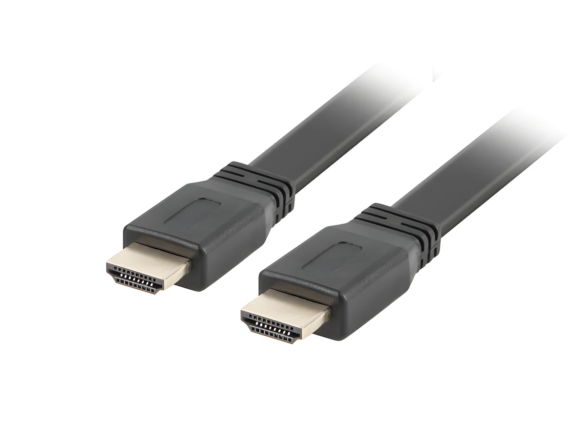 Kabel Lanberg CA-HDMI-21CU-0018-BK, 1,8m, czarny