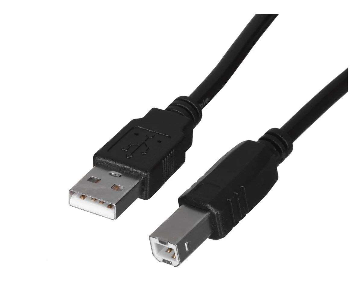 Kabel Lanberg CA-USBA-10CC-0018-BK 1,8m czarny