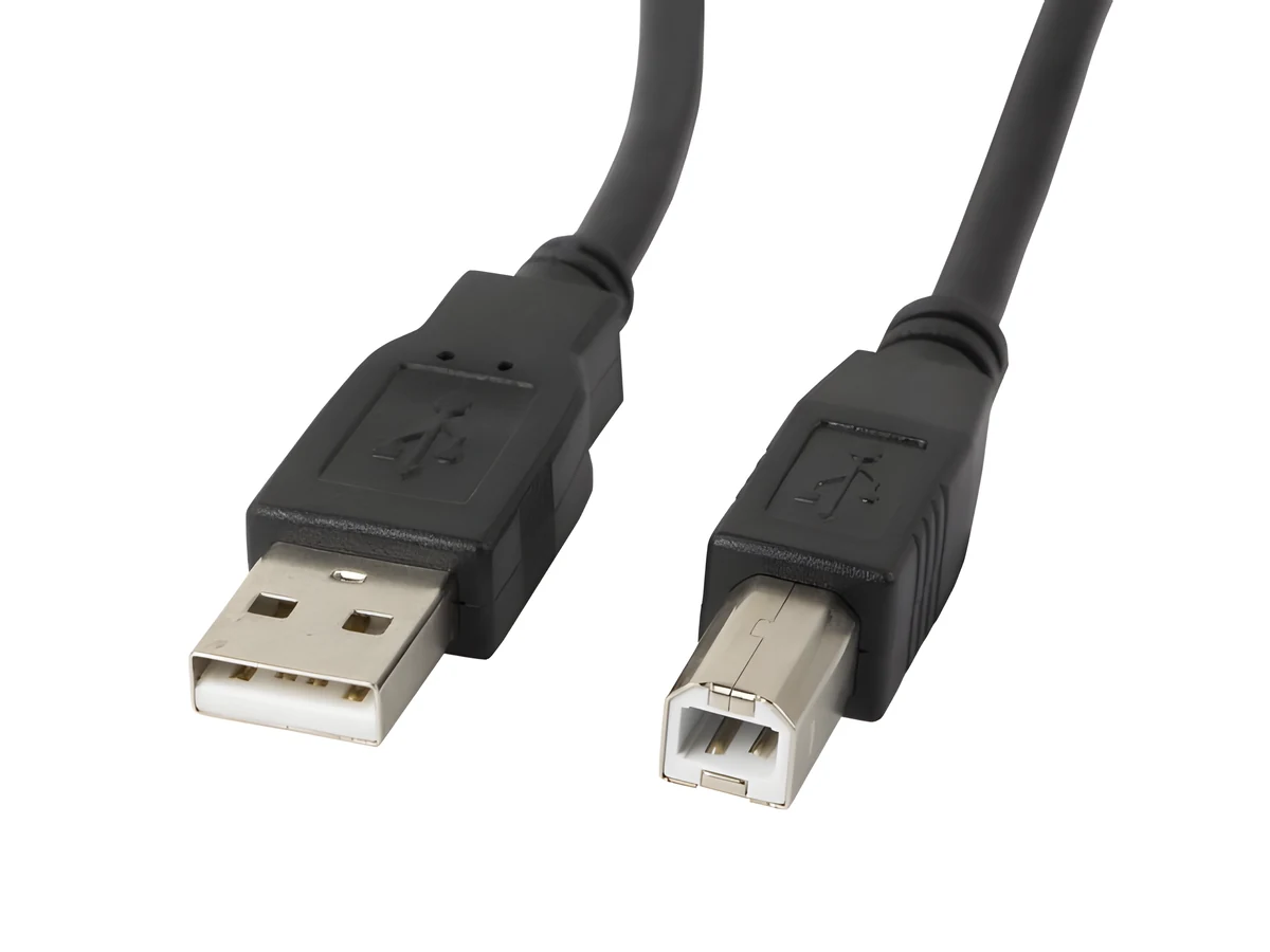 Kabel Lanberg CA-USBA-10CC-0050-BK, 5m, Czarny