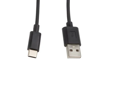 Kabel USB-C Lanberg CA-USBO-10CC-0010-BK, USB-A do USB-C, 1m
