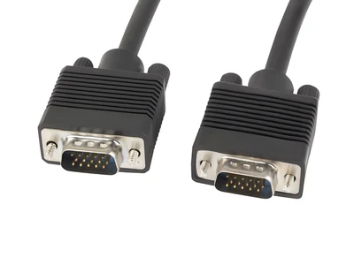Kabel VGA Lanberg CA-VGAC-0030-B, 3m, czarny