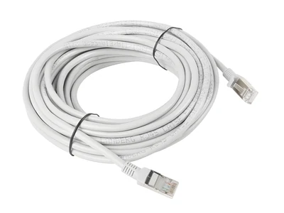 Kabel Lanberg PCF5-10CC-1000-S, 10m, szary