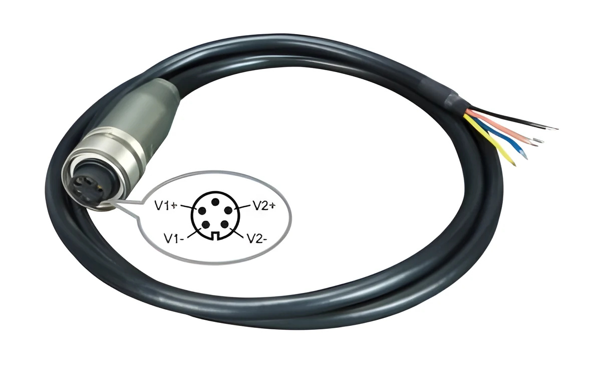 Kabel PLANET CBM23F5F120 Czarny 1,2 m