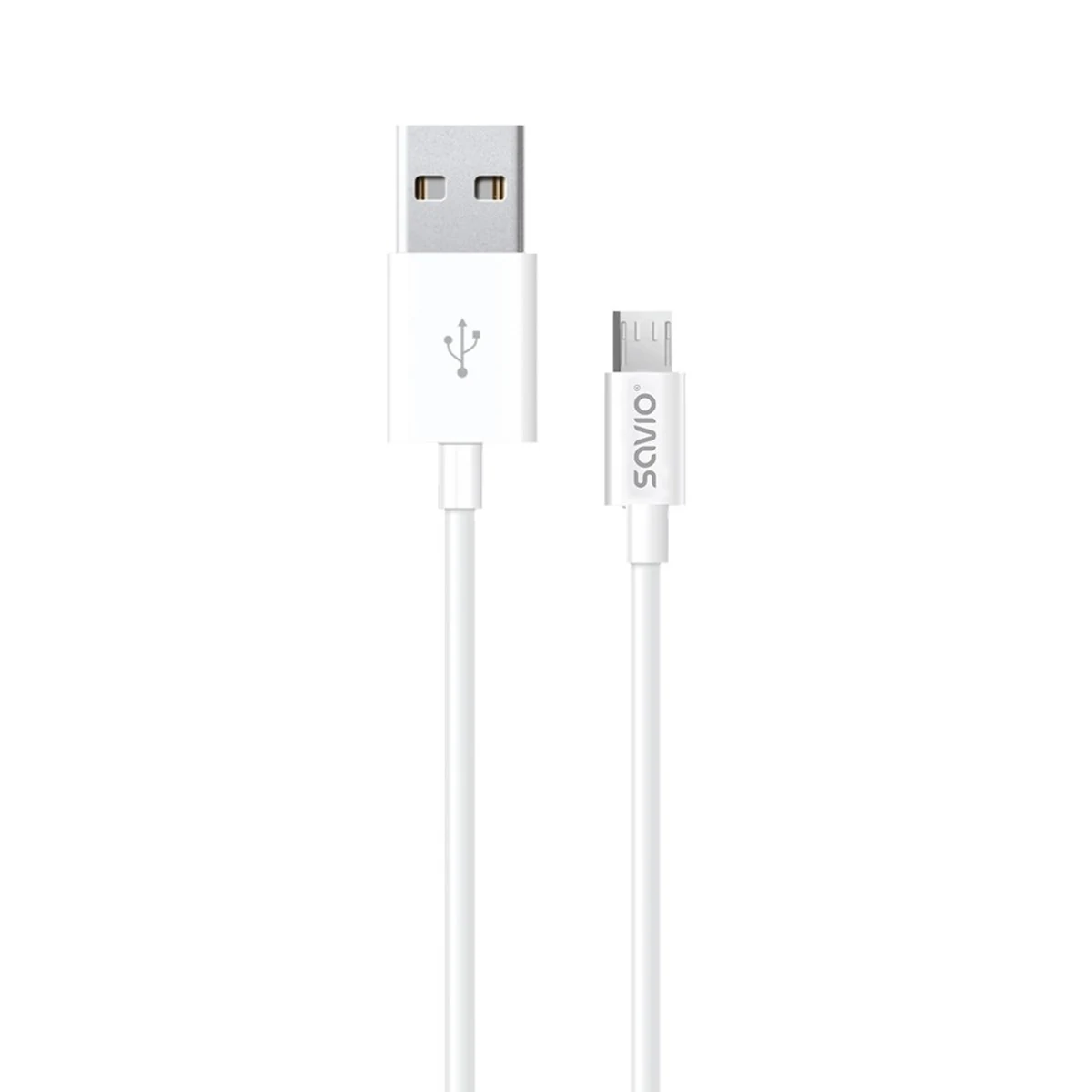 Kabel SAVIO CL-124 2m Micro USB - USB 2.0 A biały