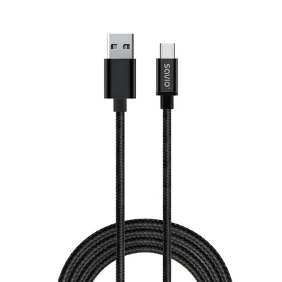 Kabel SAVIO CL-129 USB-C do USB 2.0, 2m, czarny