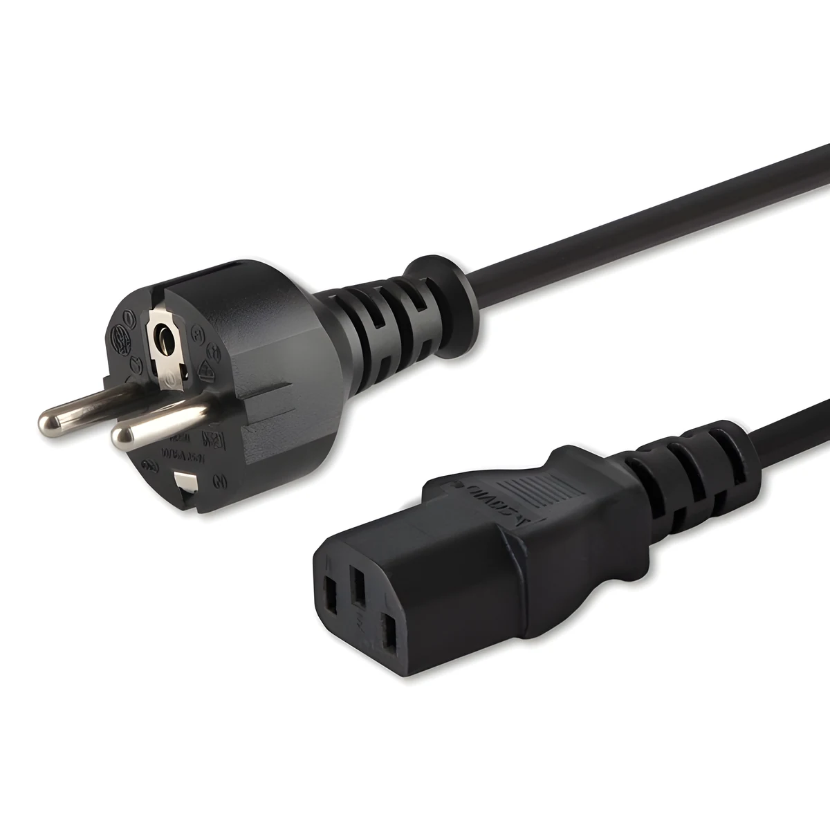 Kabel SAVIO CL-138 C13-Schuko, 1,8m, czarny