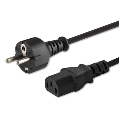 Kabel zasilający SAVIO CL-138 C13-Schuko, 1,8 m, czarny