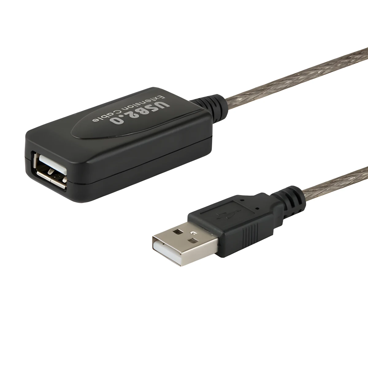 Kabel SAVIO cl-76 USB 2.0, 5m, czarny