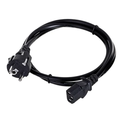 Kabel zasilający SAVIO CL-89 C13-Schuko, 1,2 m, czarny