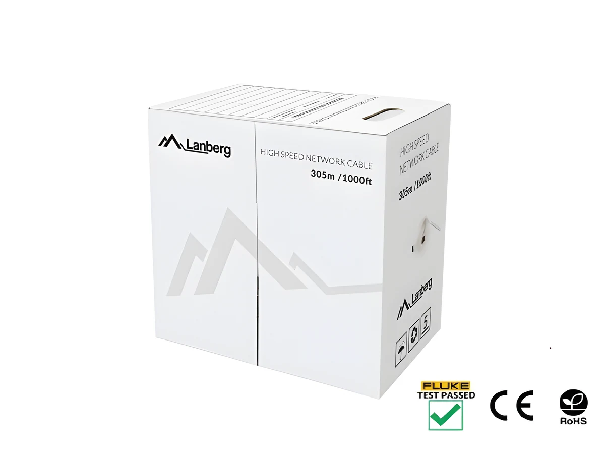 Kabel sieciowy Lanberg LCU5-12CU-0305-S, 305m, Cat 5e