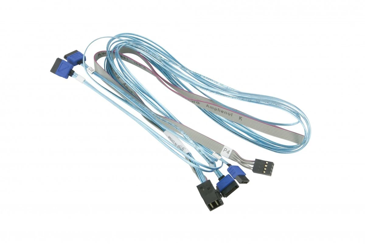 KABEL SUPERMICRO CBL-SAST-0699 - Szary, Niebieski