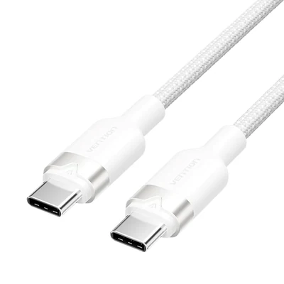 Kabel USB-C do USB-C Vention 3A 60W 2m biały