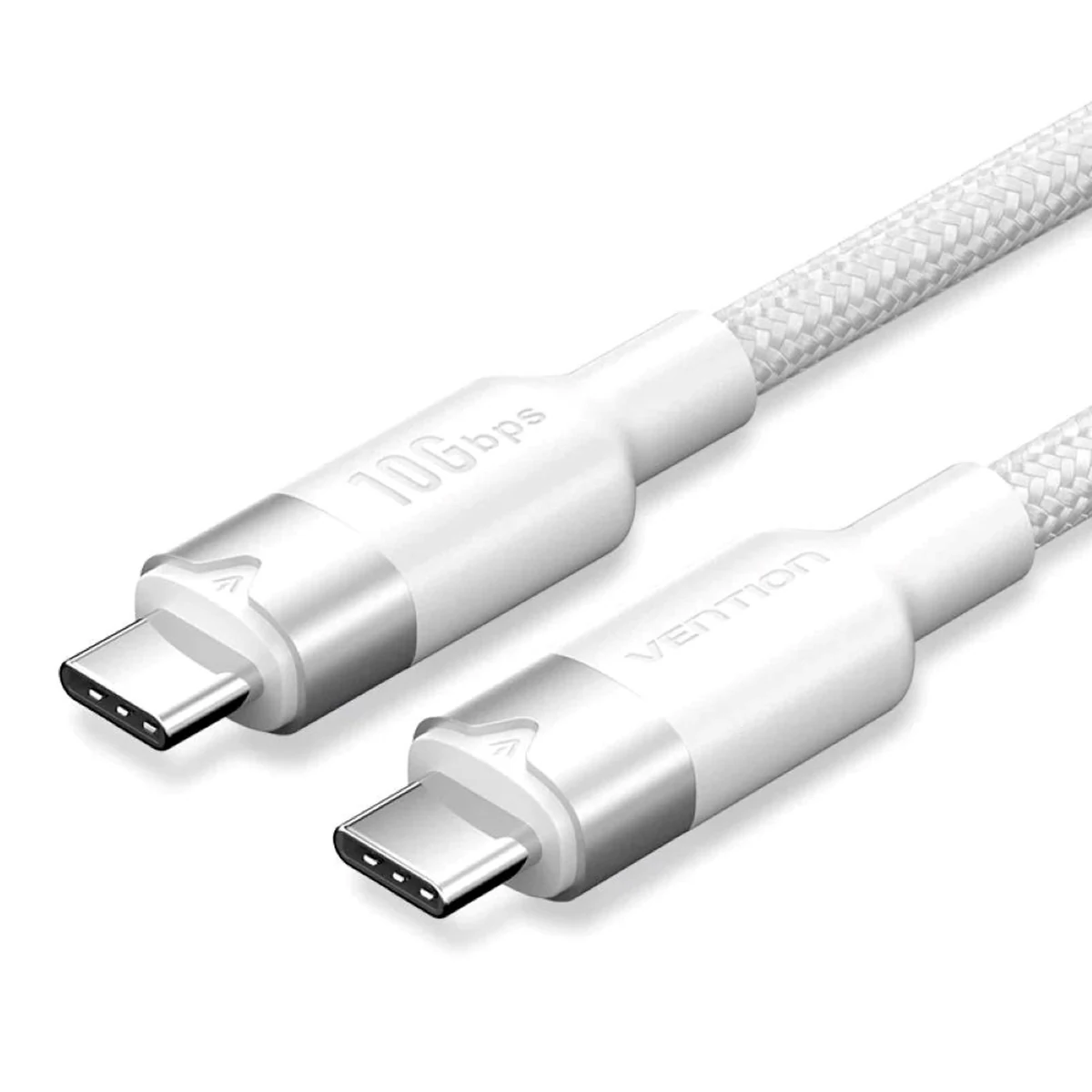 Kabel USB-C do USB-C Vention 5A 10Gbps 1m biały
