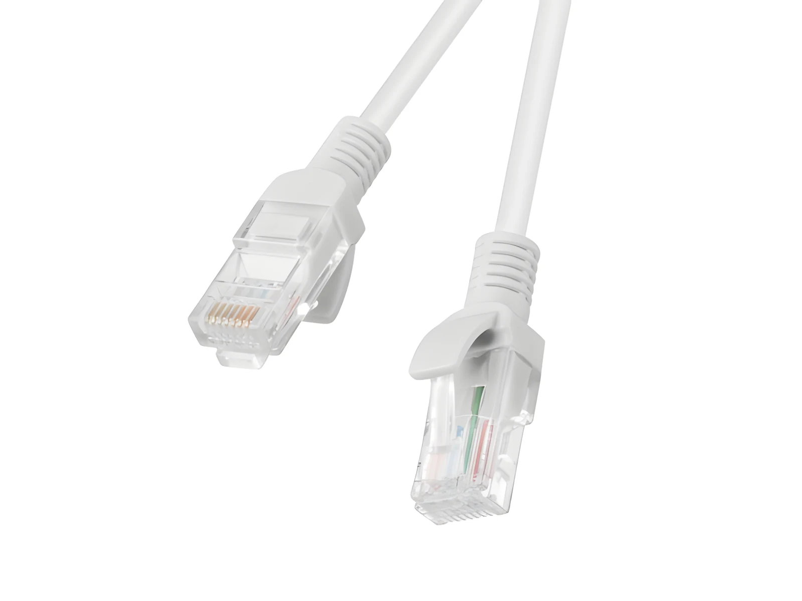 Kabel sieciowy UTP Lanberg PCU5-10CC-0200-S (RJ45-RJ45, kat. 5e, 2m, szary) — zdjęcie 1 z 2