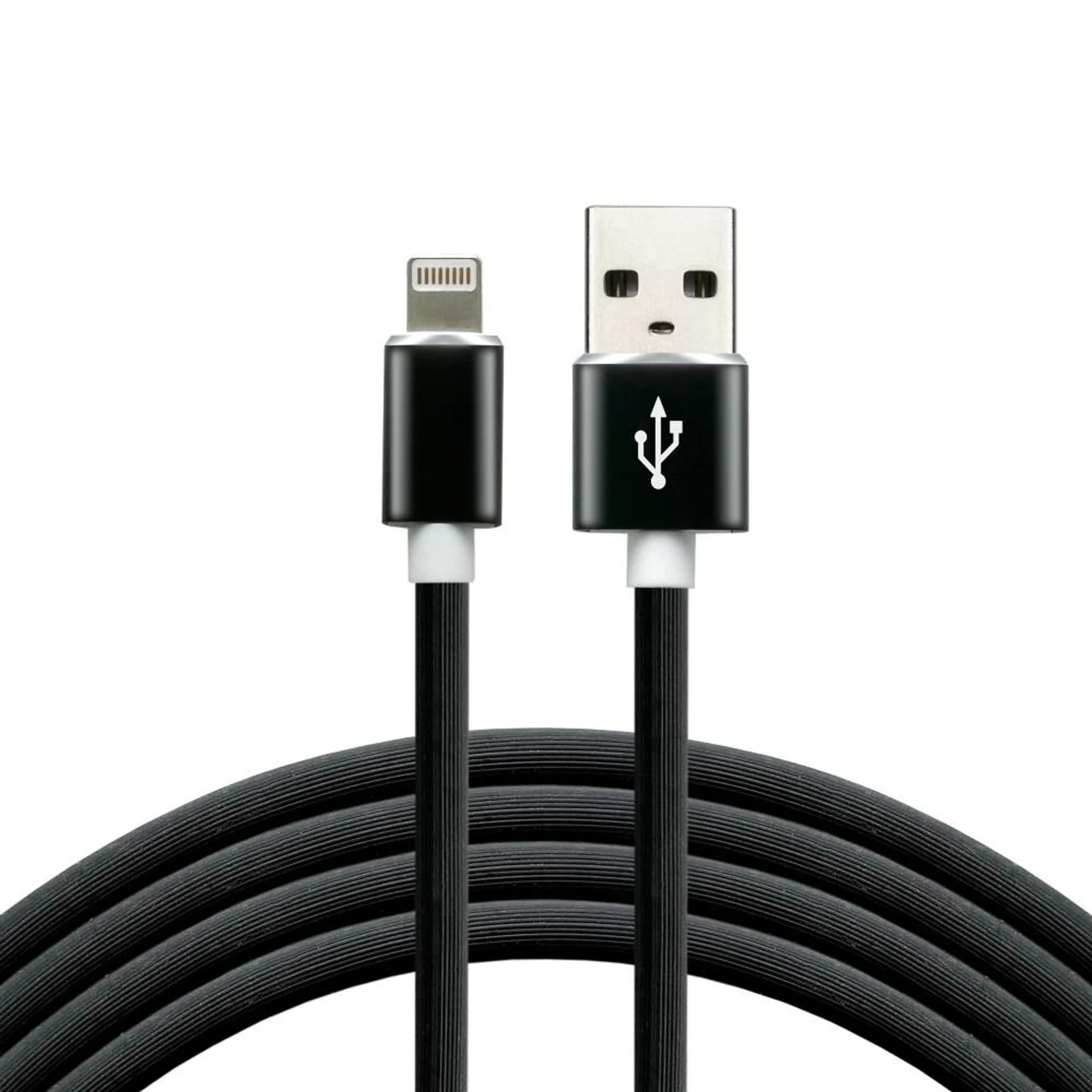 Kabel zasilający everActive CBS-1IB USB - Lightning 1m czarny — zdjęcie 1 z 3