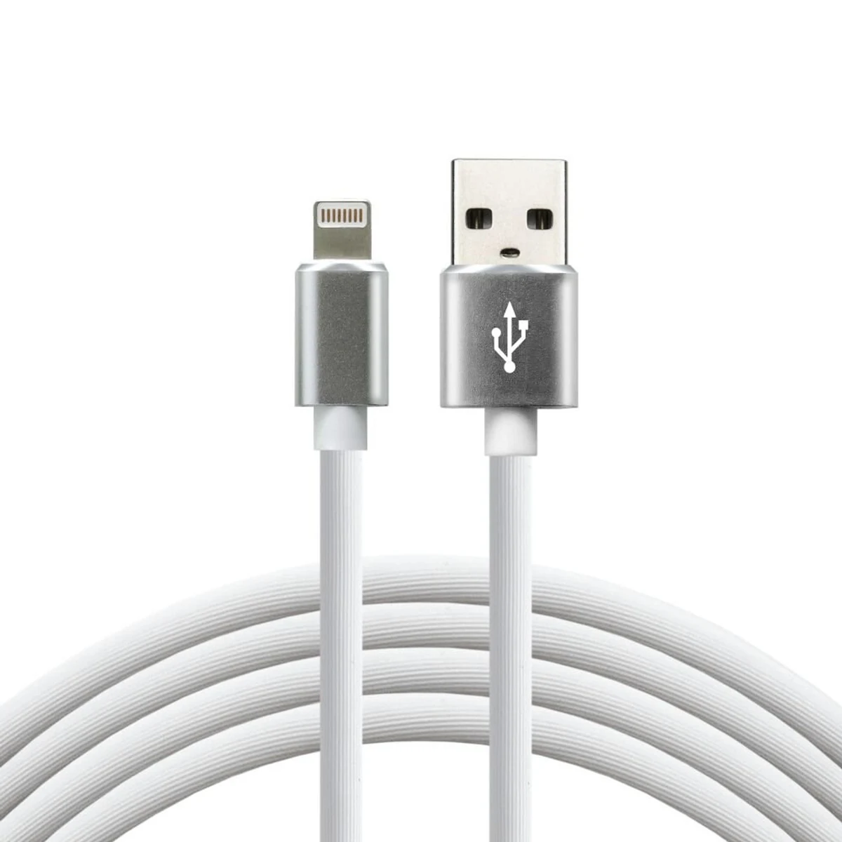 Kabel zasilający everActive CBS-1IW (USB - Lightning, 1m, biały)