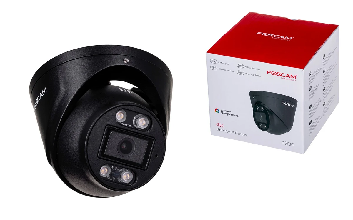 Kamera IP Foscam T8EP 8MP PoE do monitoringu